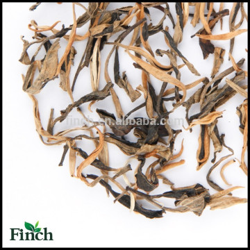 BT-001 EU Standard Hong jian zhen or Red Sword Needle Bulk Loose Leaf Black Tea Yunnan Wholesale